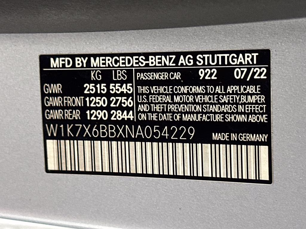 2022 Cirrus Silver Metallic Mercedes-Benz AMG GT 53 Base AWD Hatchback
