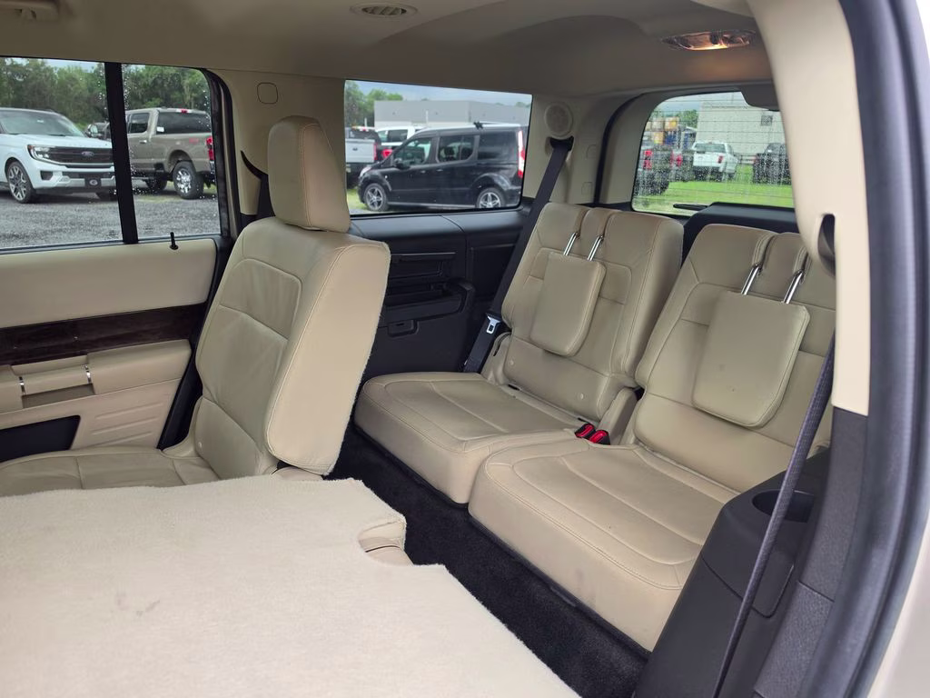 2017 White Gold Metallic Ford Flex Limited FWD SUV