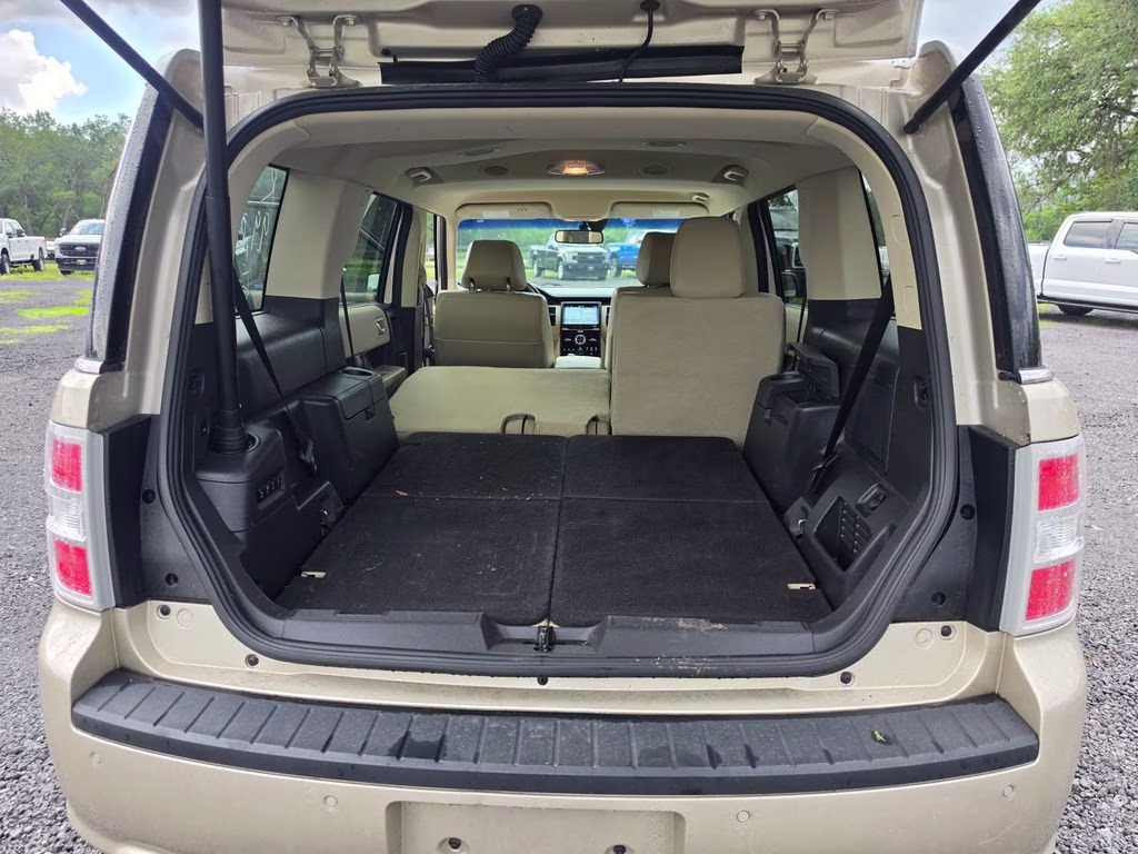 2017 White Gold Metallic Ford Flex Limited FWD SUV
