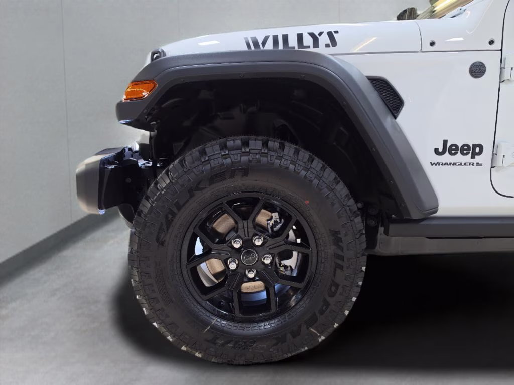 2026 Bright White Clearcoat Jeep Wrangler Willys 4X4 SUV