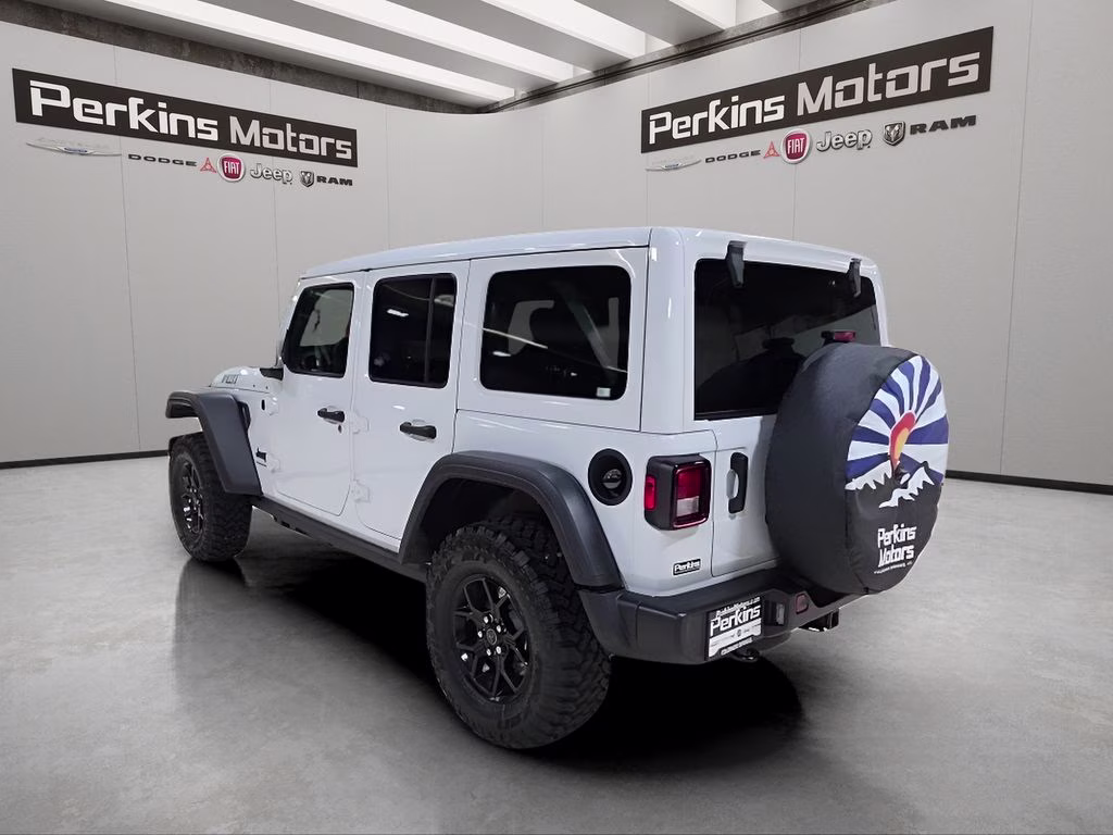 2026 Bright White Clearcoat Jeep Wrangler Willys 4X4 SUV