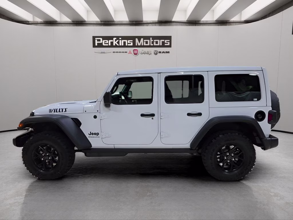 2026 Bright White Clearcoat Jeep Wrangler Willys 4X4 SUV