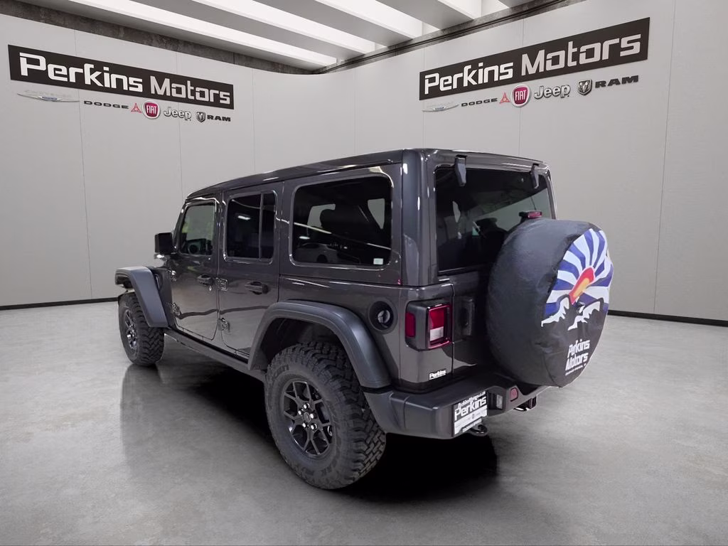 2026 Granite Crystal Metallic Clearcoat Jeep Wrangler Willys 4X4 SUV