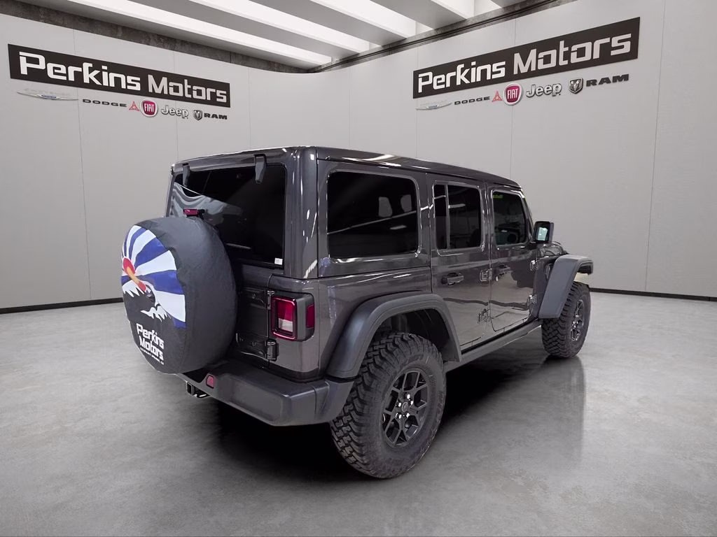 2026 Granite Crystal Metallic Clearcoat Jeep Wrangler Willys 4X4 SUV