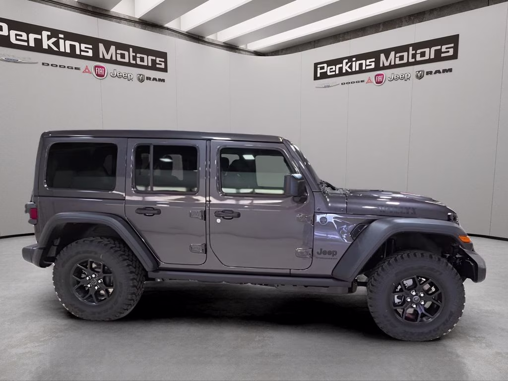 2026 Granite Crystal Metallic Clearcoat Jeep Wrangler Willys 4X4 SUV