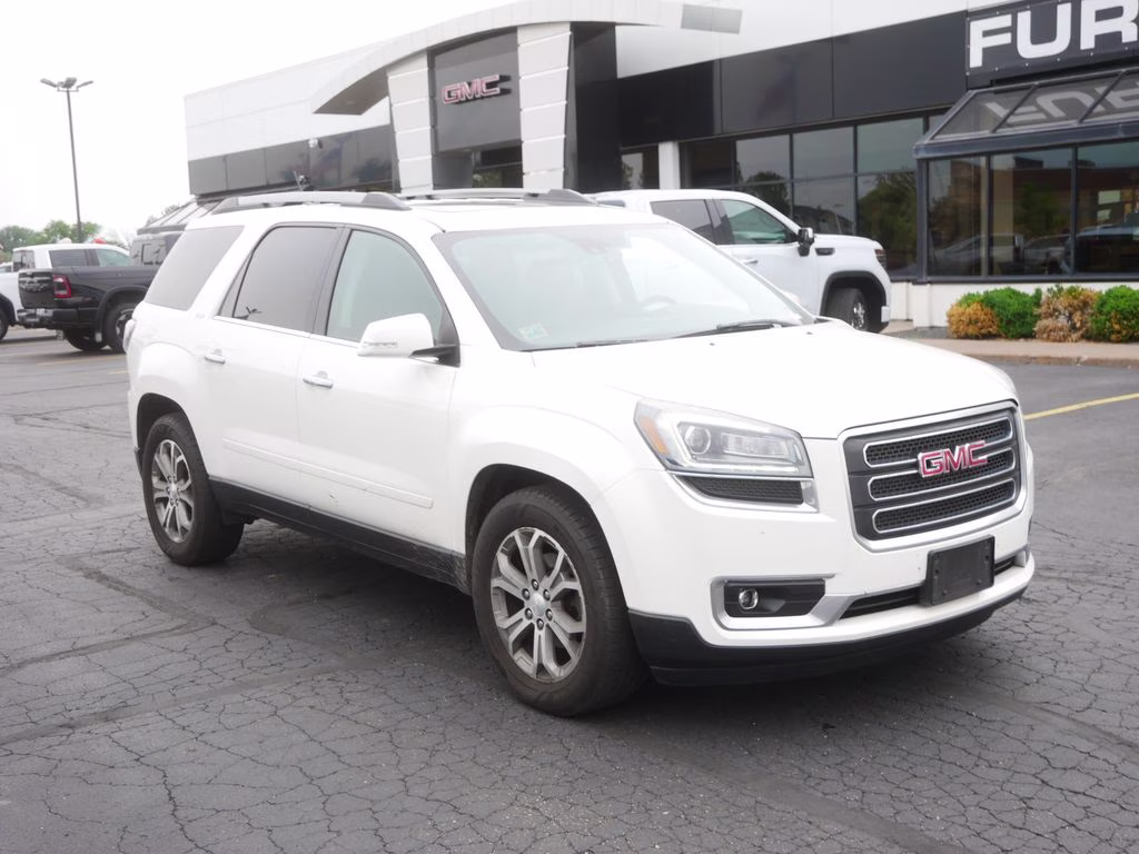 2015 Summit White GMC Acadia SLT-2 AWD SUV