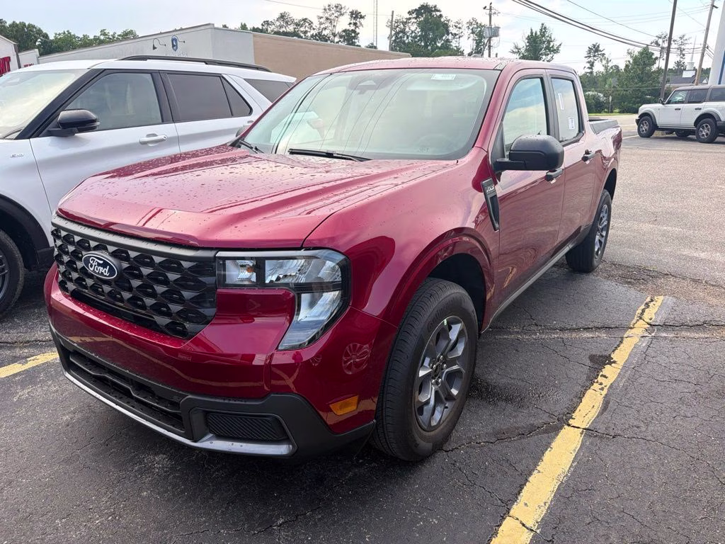 2026 Ruby Red Metallic Tinted Clearcoat Ford Maverick XLT FWD Truck