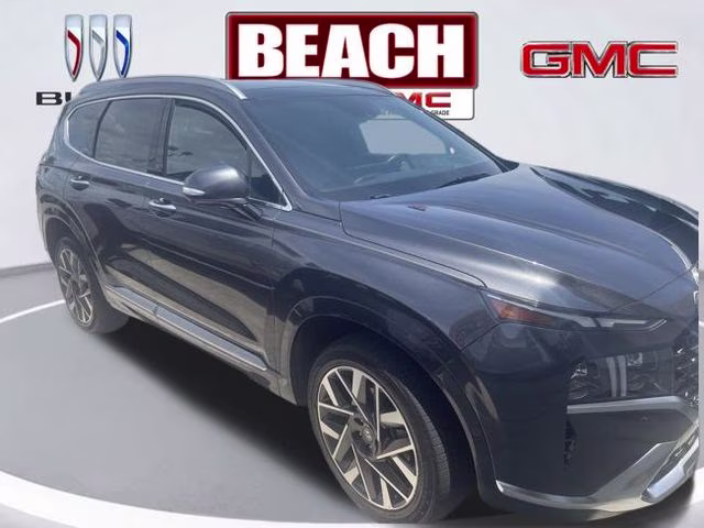 2023 Portofino Gray Hyundai Santa Fe Calligraphy AWD SUV