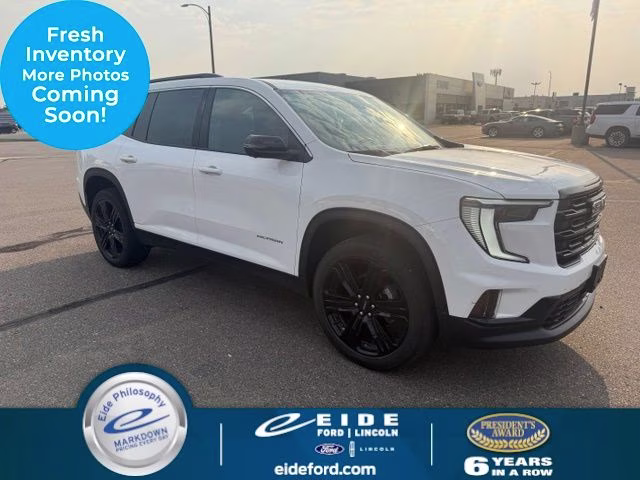 2024 Summit White GMC Acadia Elevation AWD SUV