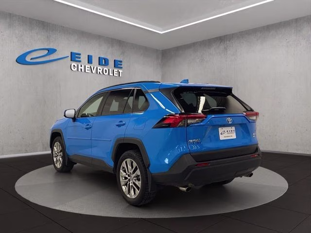 2020 Blue Flame Toyota RAV4 XLE Premium AWD SUV