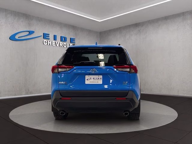 2020 Blue Flame Toyota RAV4 XLE Premium AWD SUV