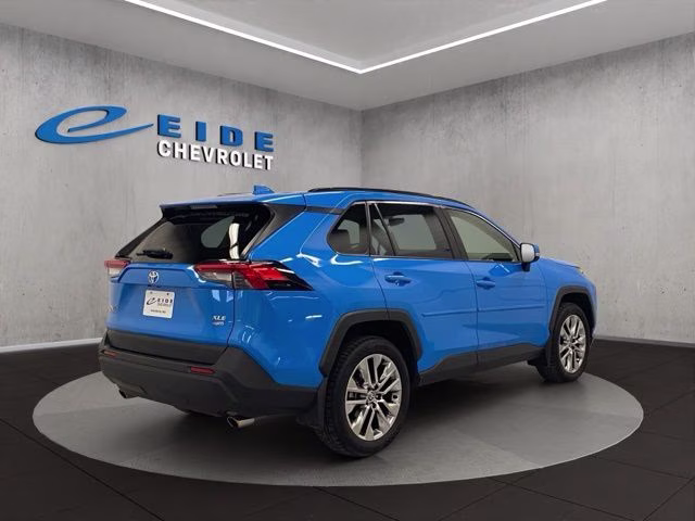 2020 Blue Flame Toyota RAV4 XLE Premium AWD SUV