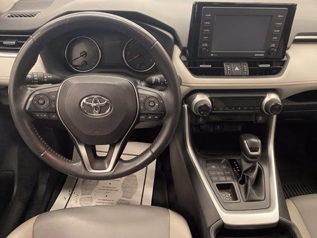 2020 Blue Flame Toyota RAV4 XLE Premium AWD SUV