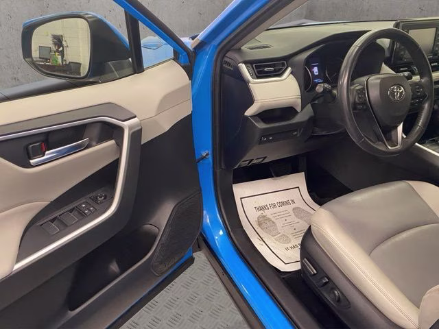 2020 Blue Flame Toyota RAV4 XLE Premium AWD SUV