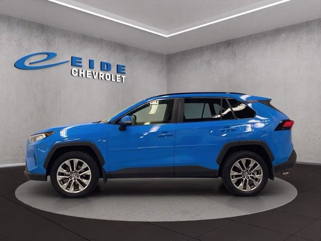 2020 Blue Flame Toyota RAV4 XLE Premium AWD SUV