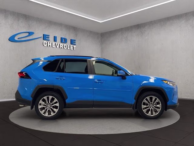 2020 Blue Flame Toyota RAV4 XLE Premium AWD SUV
