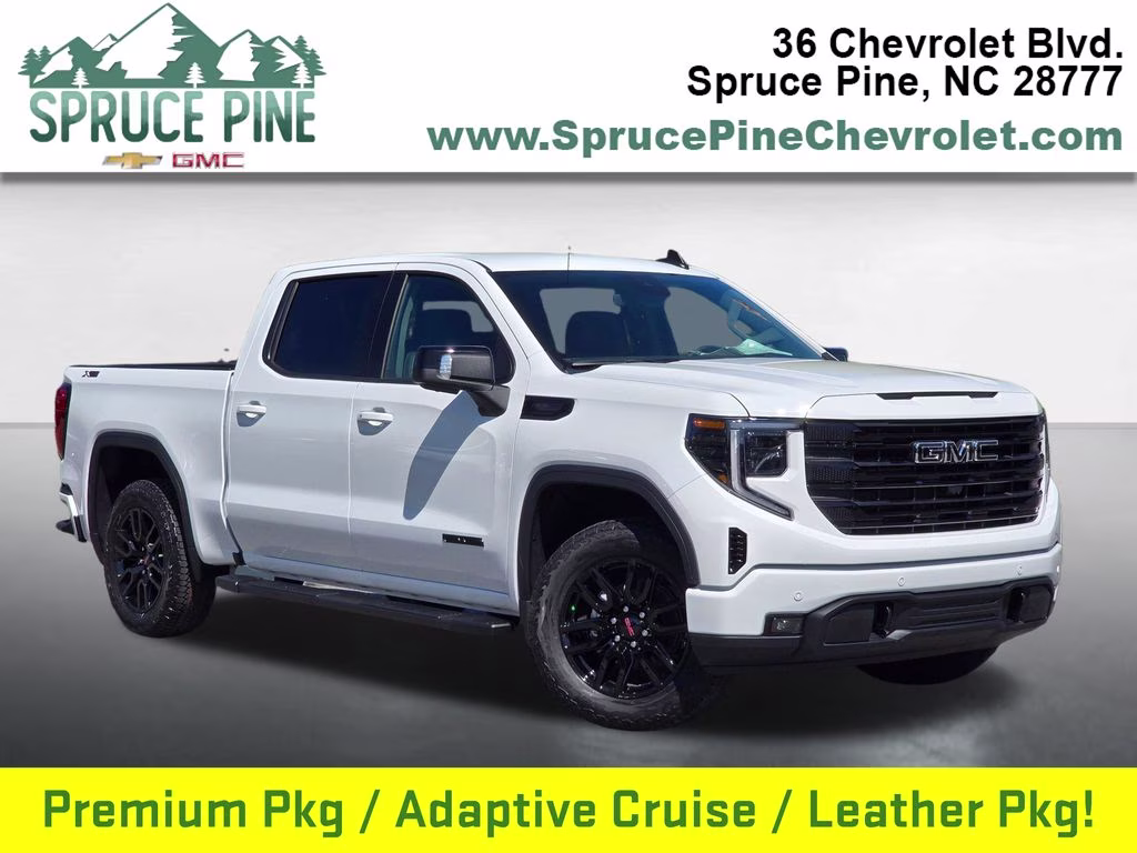 2026 Summit White GMC Sierra 1500 Elevation 4X4 Truck