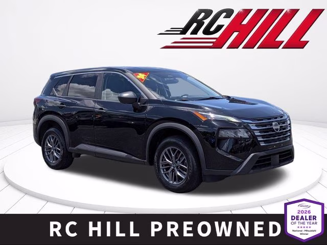 2024 Super Black Nissan Rogue S FWD SUV