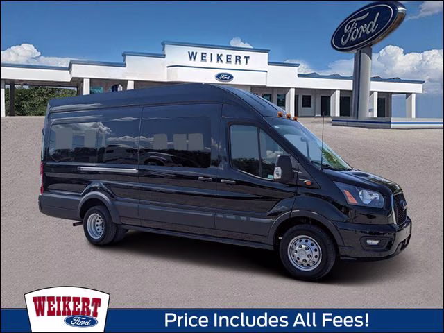 2025 Black Metallic Ford Transit-350 XLT RWD Crossover