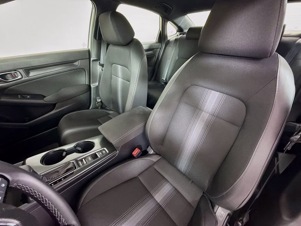 2026 Platinum White Pearl Honda Civic Sport FWD Sedan