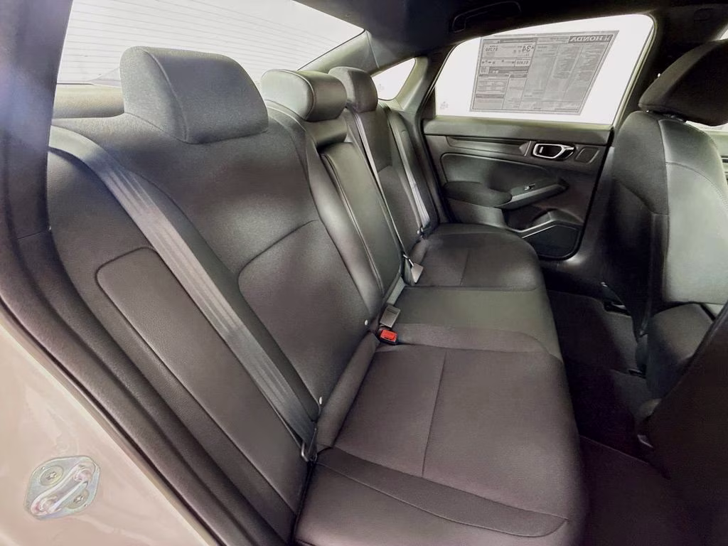 2026 Platinum White Pearl Honda Civic Sport FWD Sedan