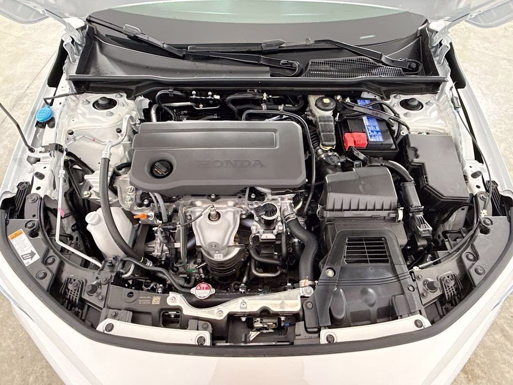 2026 Platinum White Pearl Honda Civic Sport FWD Sedan