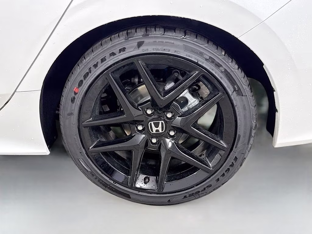 2026 Platinum White Pearl Honda Civic Sport FWD Sedan