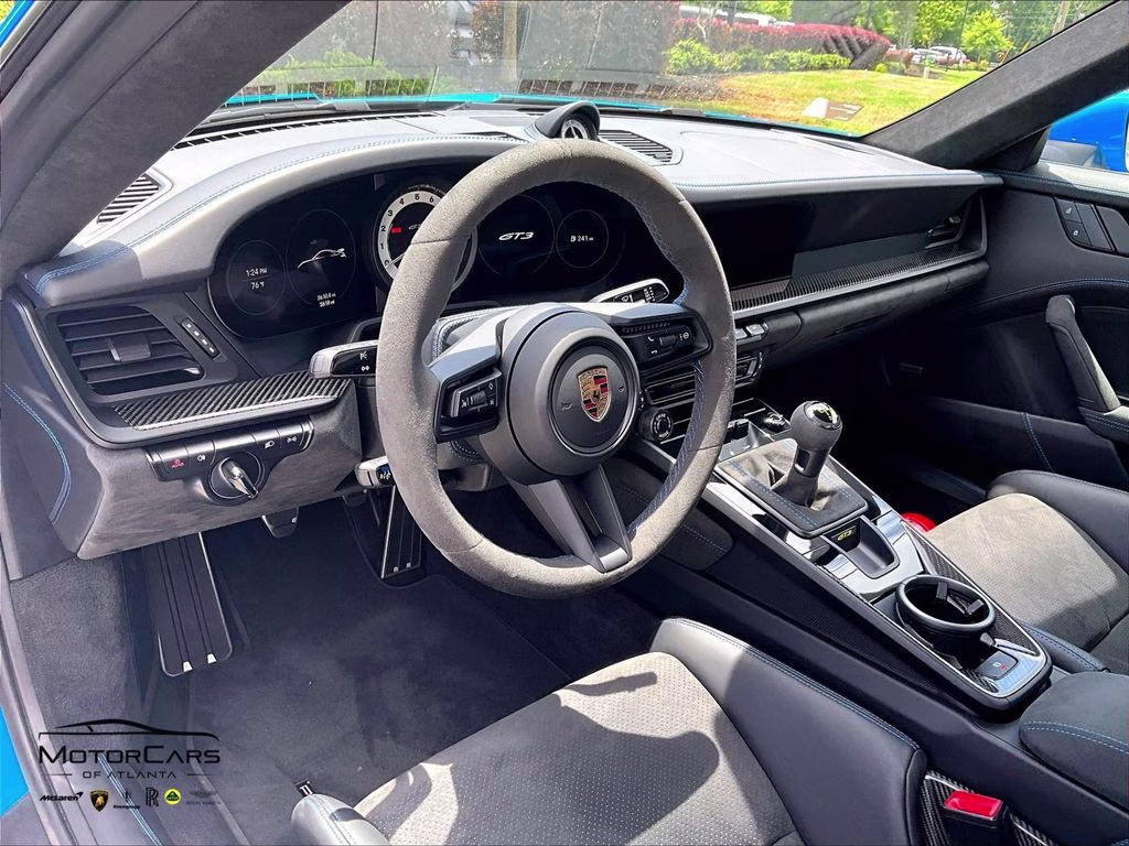 2022 Shark Blue Porsche 911 GT3 6-Speed Manual RWD Coupe