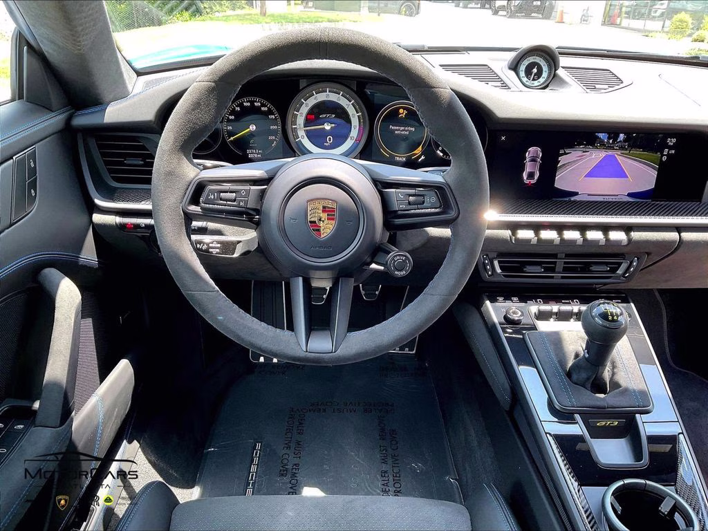 2022 Shark Blue Porsche 911 GT3 6-Speed Manual RWD Coupe