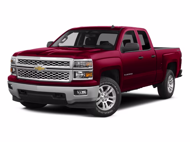 2014 Red Chevrolet Silverado 1500 LT 4X4 Truck