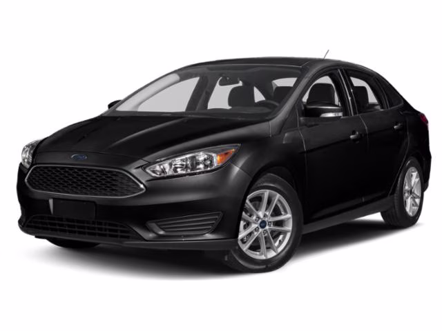2015 Black Ford Focus SE FWD Sedan