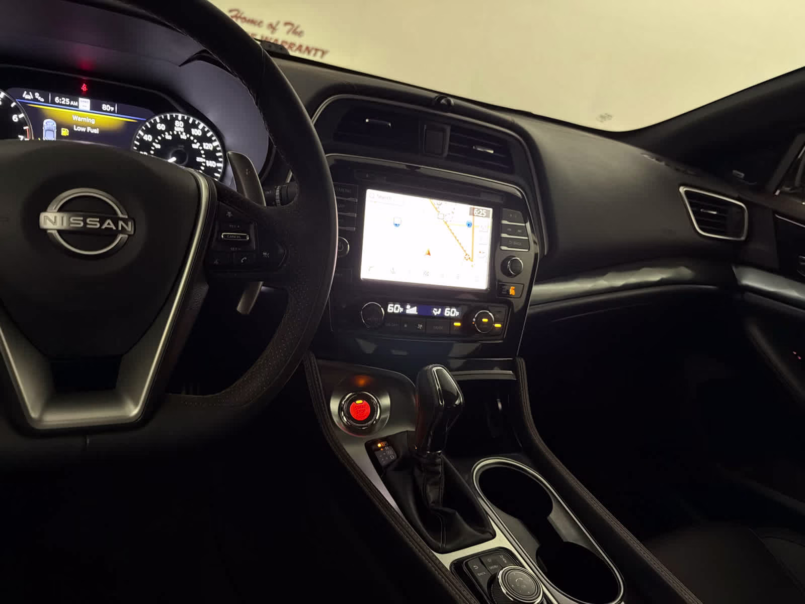 2023 Super Black Nissan Maxima SR FWD Sedan