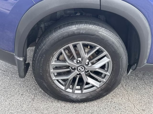 2021 Blue Nissan Rogue S AWD SUV