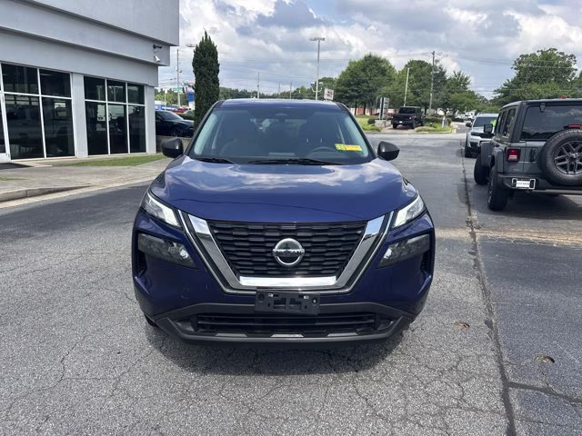 2021 Blue Nissan Rogue S AWD SUV