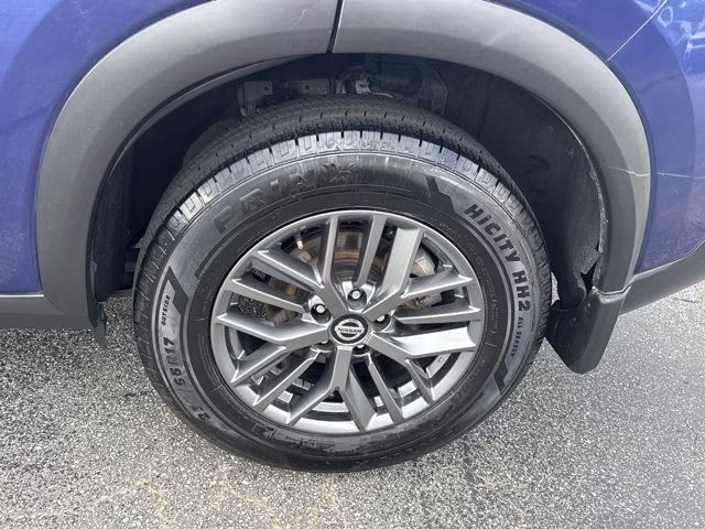 2021 Blue Nissan Rogue S AWD SUV