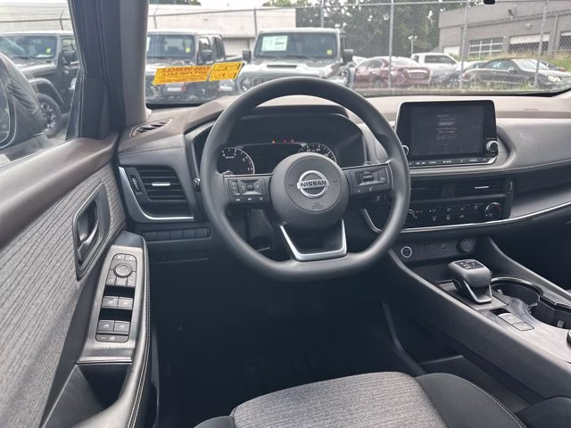 2021 Blue Nissan Rogue S AWD SUV