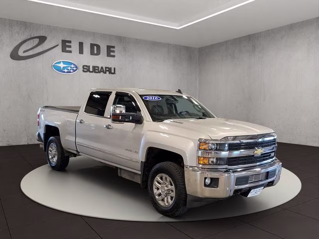 2016 Silver Ice Metallic Chevrolet Silverado 2500HD LTZ 4X4 Truck