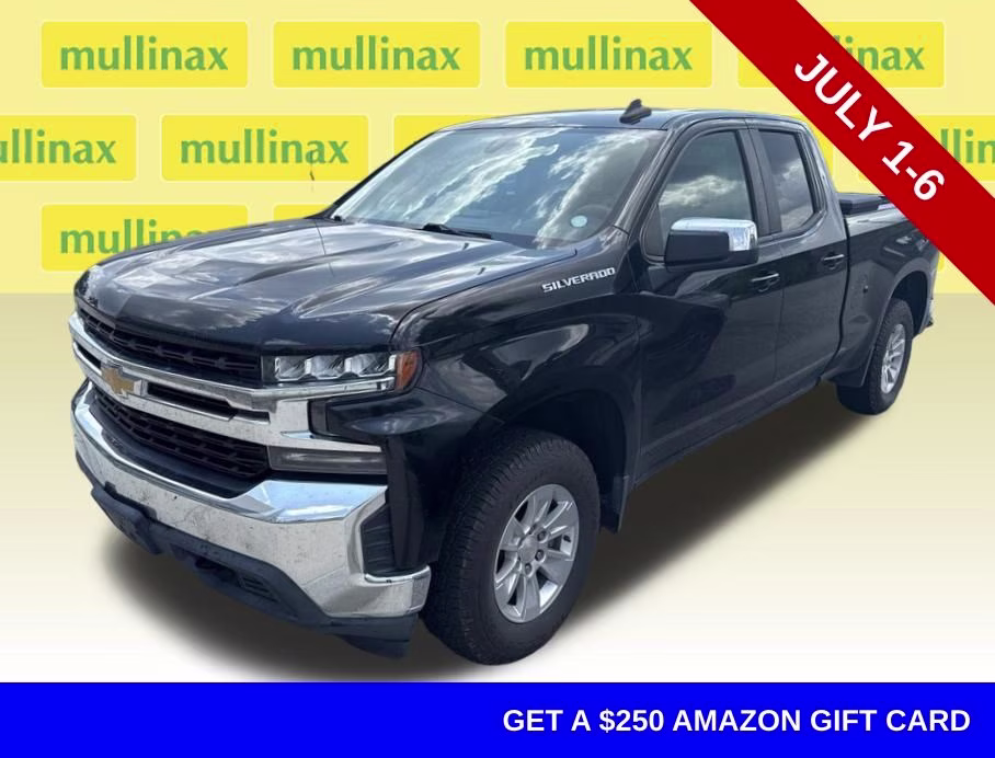 2020 Black Chevrolet Silverado 1500 LT 4X4 Truck
