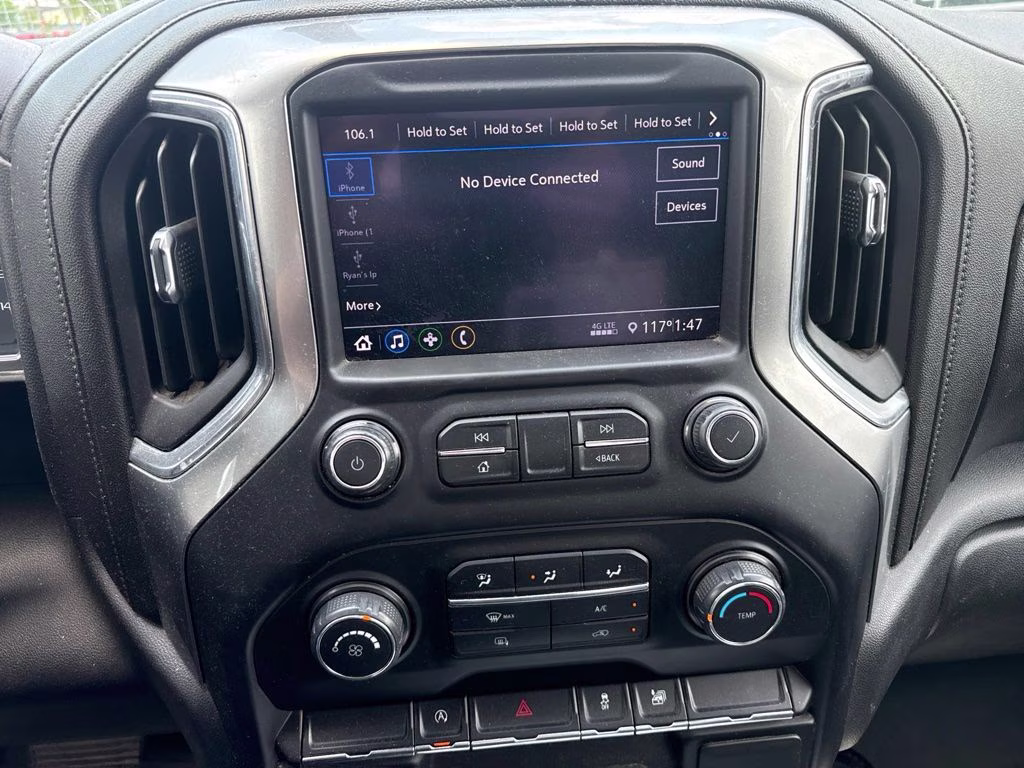 2020 Black Chevrolet Silverado 1500 LT 4X4 Truck