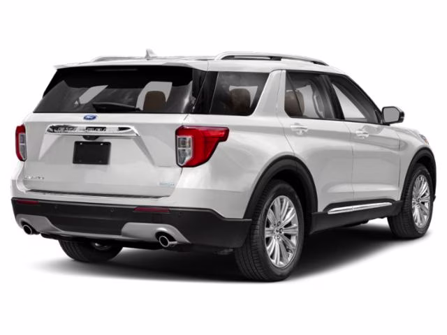 2022 Oxford White Ford Explorer Limited RWD SUV