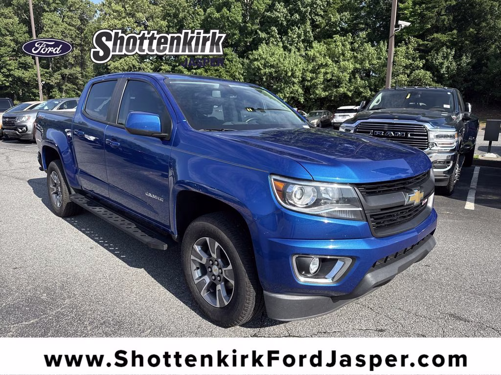 2018 Kinetic Blue Metallic Chevrolet Colorado Z71 RWD Truck