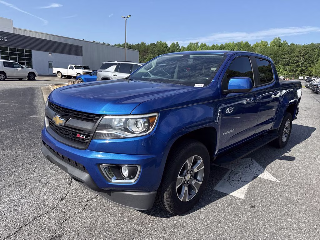 2018 Kinetic Blue Metallic Chevrolet Colorado Z71 RWD Truck