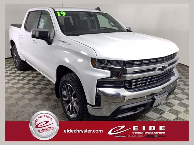 2019 Summit White Chevrolet Silverado 1500 LT 4X4 Truck