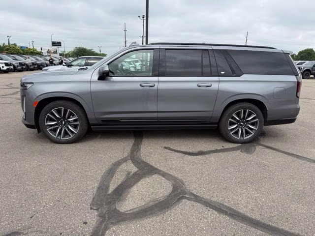 2021 Satin Steel Metallic Cadillac Escalade ESV Sport 4X4 SUV