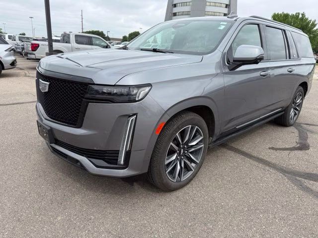 2021 Satin Steel Metallic Cadillac Escalade ESV Sport 4X4 SUV