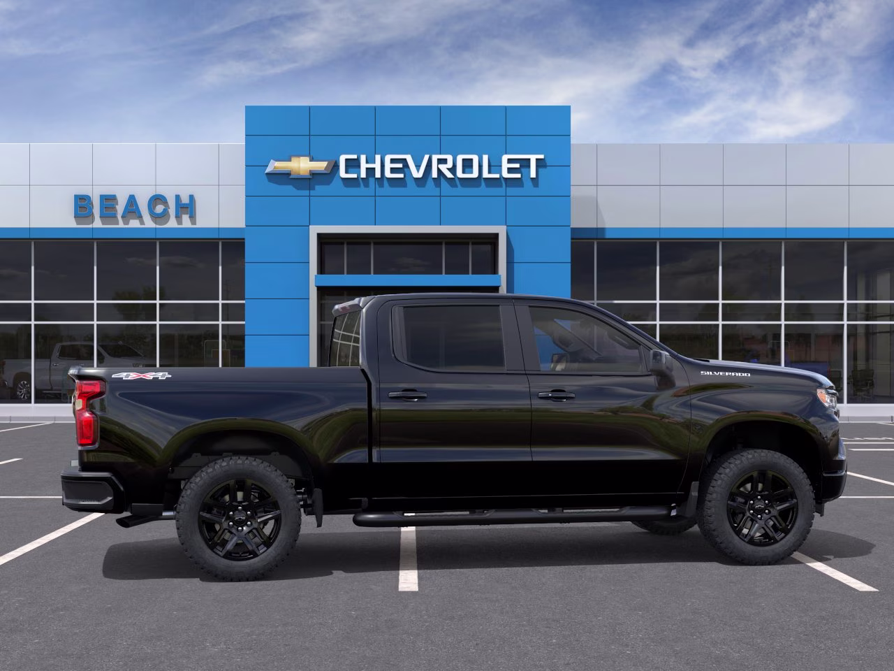 2026 Black Chevrolet Silverado 1500 RST 4X4 Truck