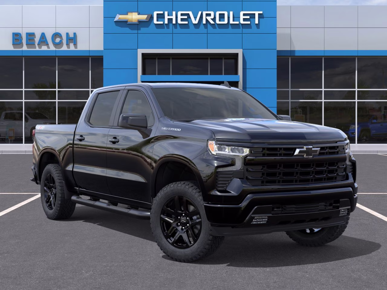 2026 Black Chevrolet Silverado 1500 RST 4X4 Truck