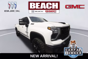 2025 Summit White Chevrolet Silverado 2500HD LTZ 4X4 Truck