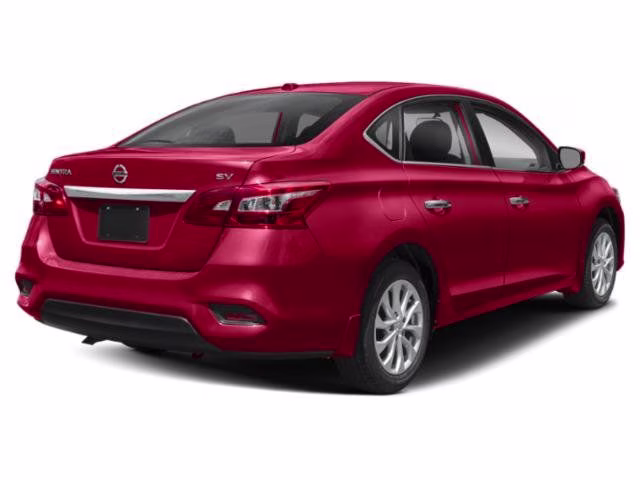 2019 Scarlet Ember Tintcoat Nissan Sentra SV FWD Sedan