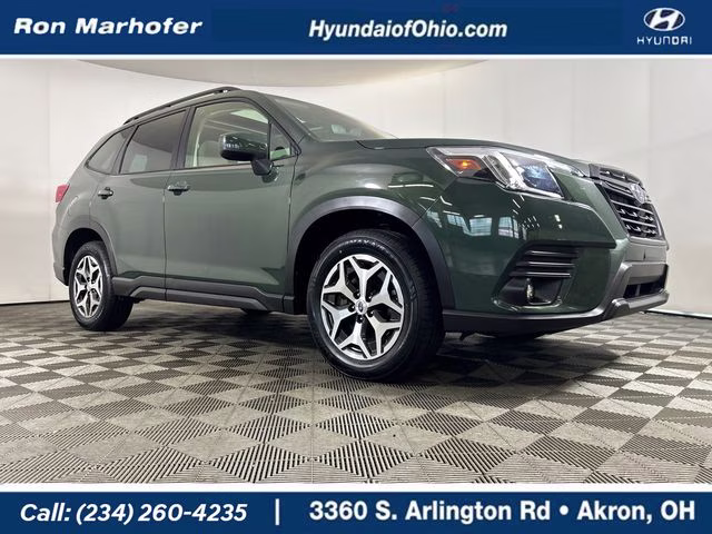 2024 Cascade Green Silica Subaru Forester Premium AWD SUV